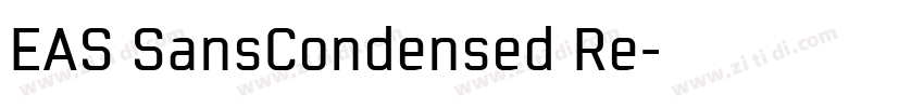 EAS SansCondensed Re字体转换 EAS SansCondensed Re字体转换